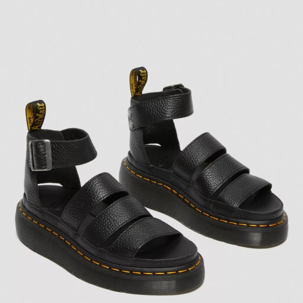 Dr Martens LARISSA II WOMEN'S LEATHER PLATFORM SANDALS